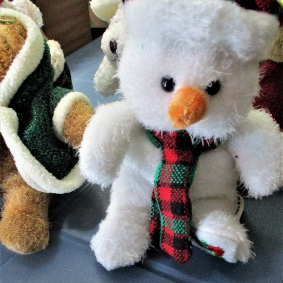 Vintage HUGFUN Set of 5 Plush Animal Ornaments - Picture 9 of 9